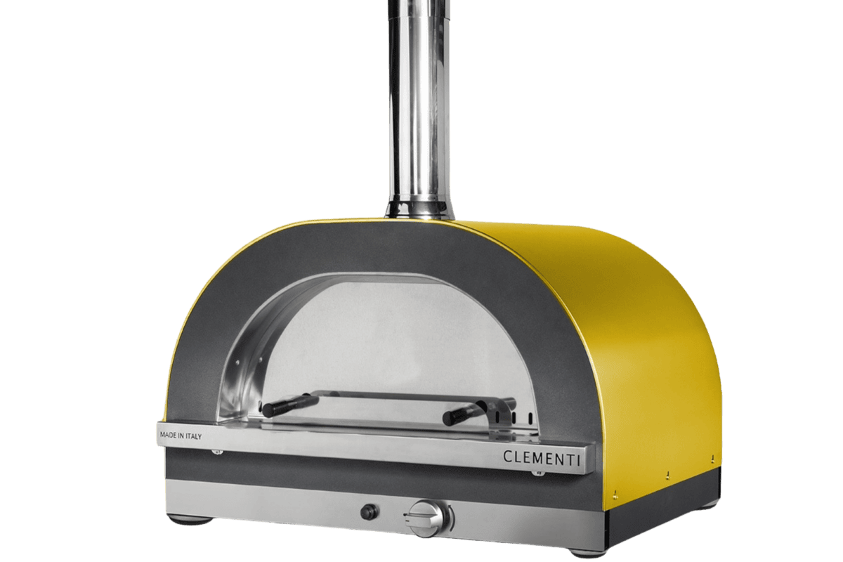 Pizzaoven Clementi Model: GOLD Gas Uitvoering: Geel
