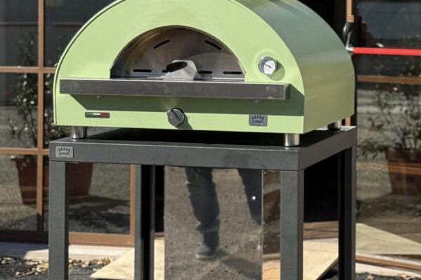 Pizzaoven: Remida plus Uitvoering: Groen Onderstel: Modulair