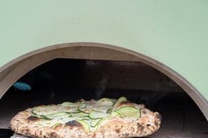 Clementi Remida Plus gasoven met pizza in de oven